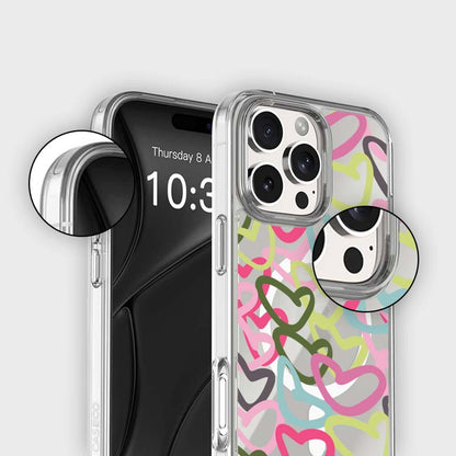 iPhone 16 Pro Max Clear Case - Graffiti Design