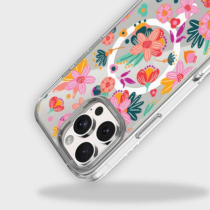 iPhone 16 Case With MagSafe - Spring Flower