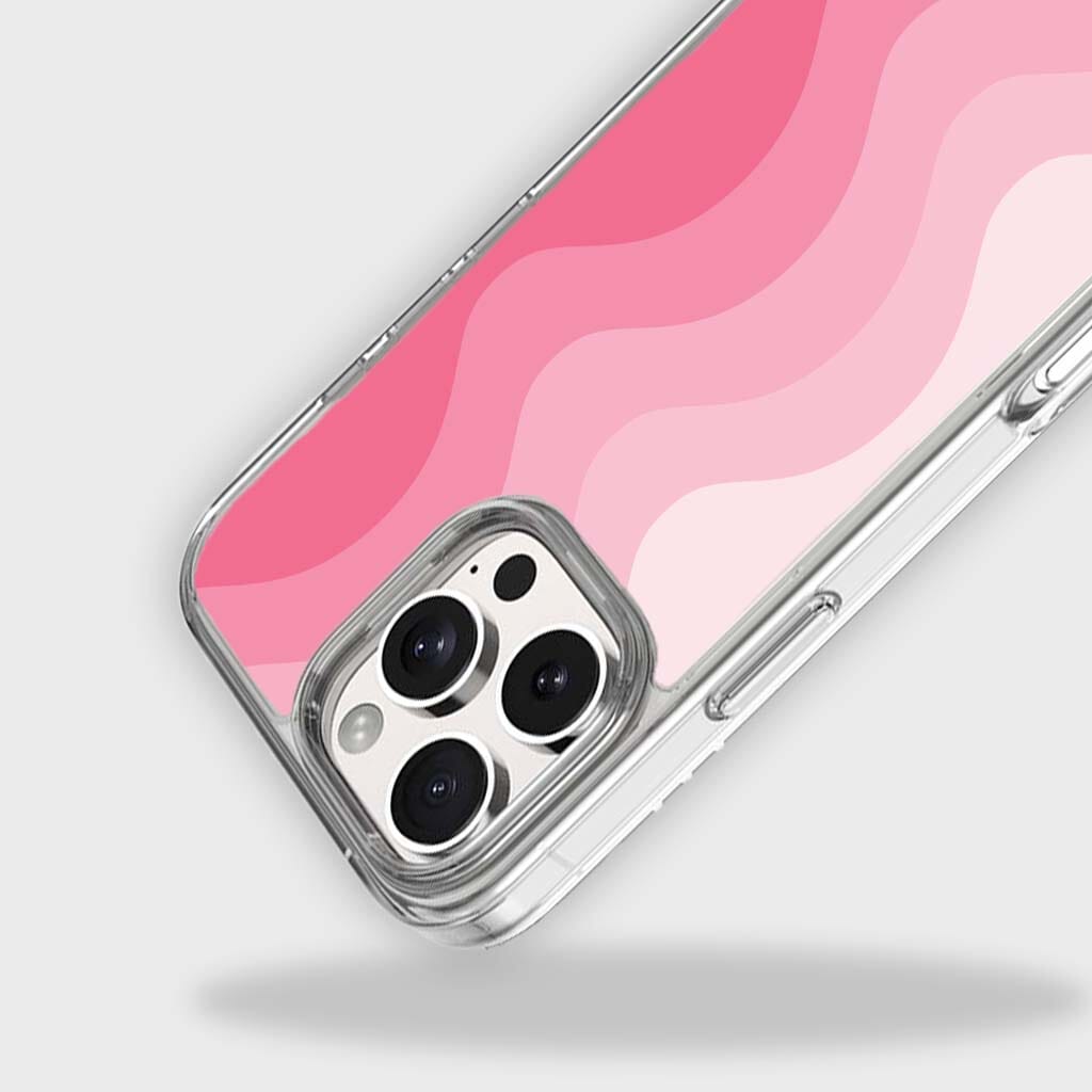 MagSafe iPhone 16 Pro Max Pink Wave Case