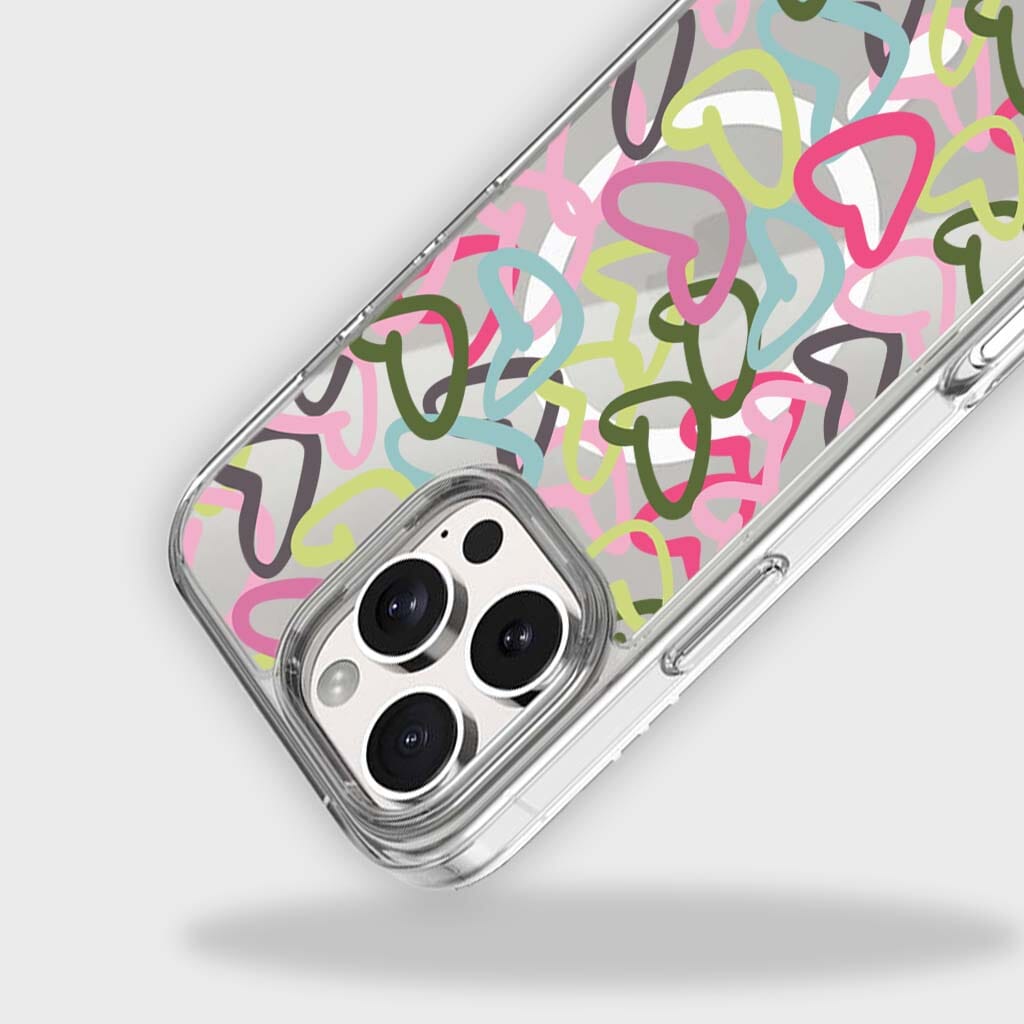 iPhone 16 Pro Clear Case - Graffiti Design