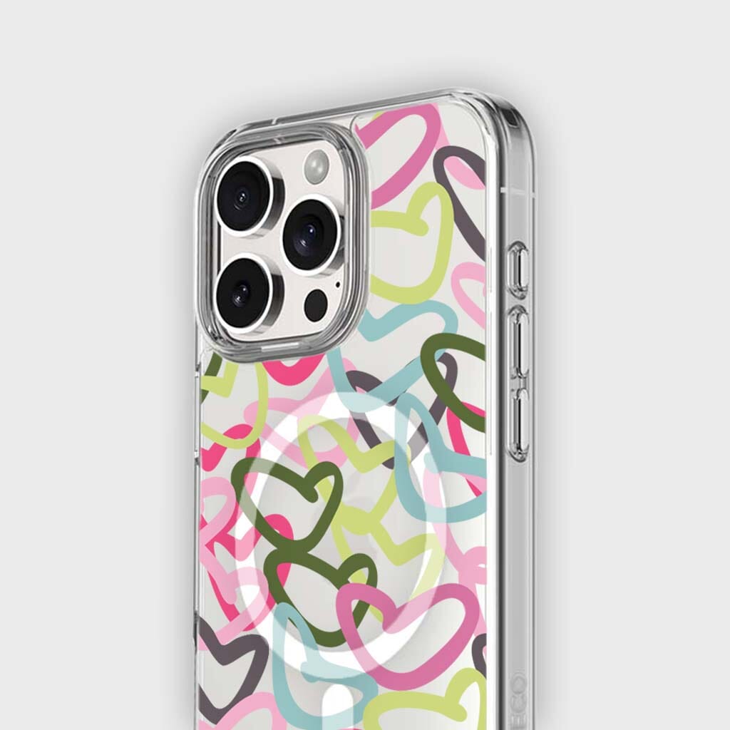 iPhone 16 Pro Clear Case - Graffiti Design