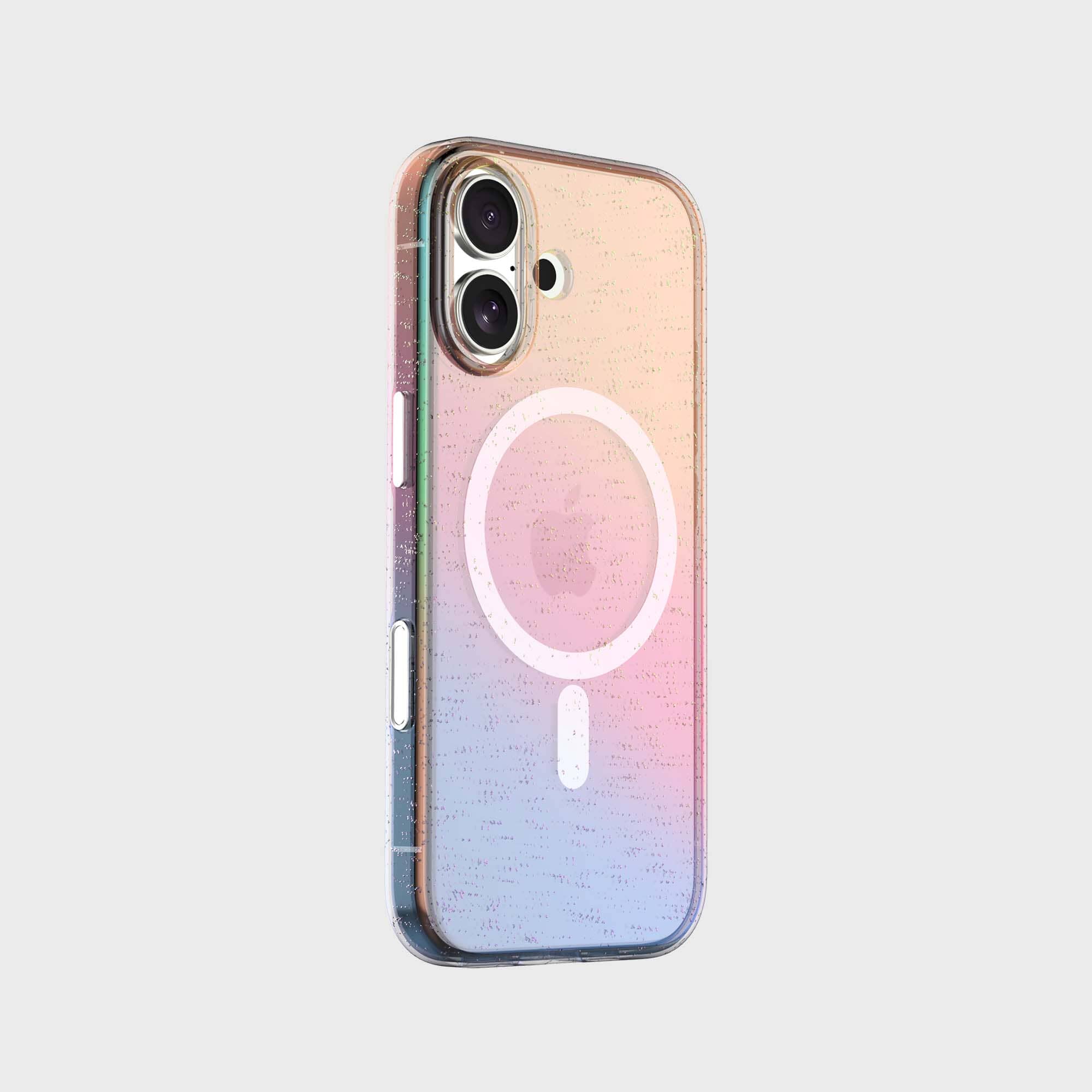 iPhone 17 Anti-Yellow Glitter Clear Case with MagSafe