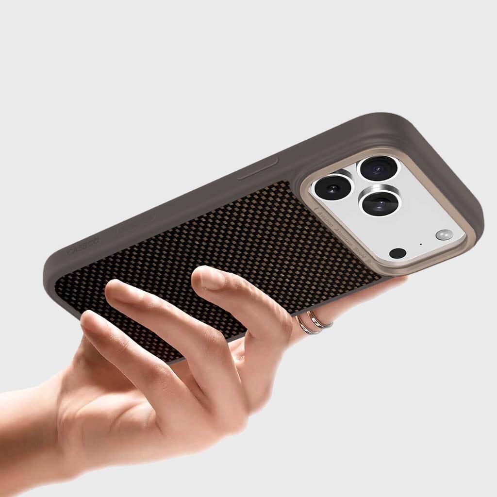 iPhone 17 Pro Max Aramid Fiber Weave Pattern Case