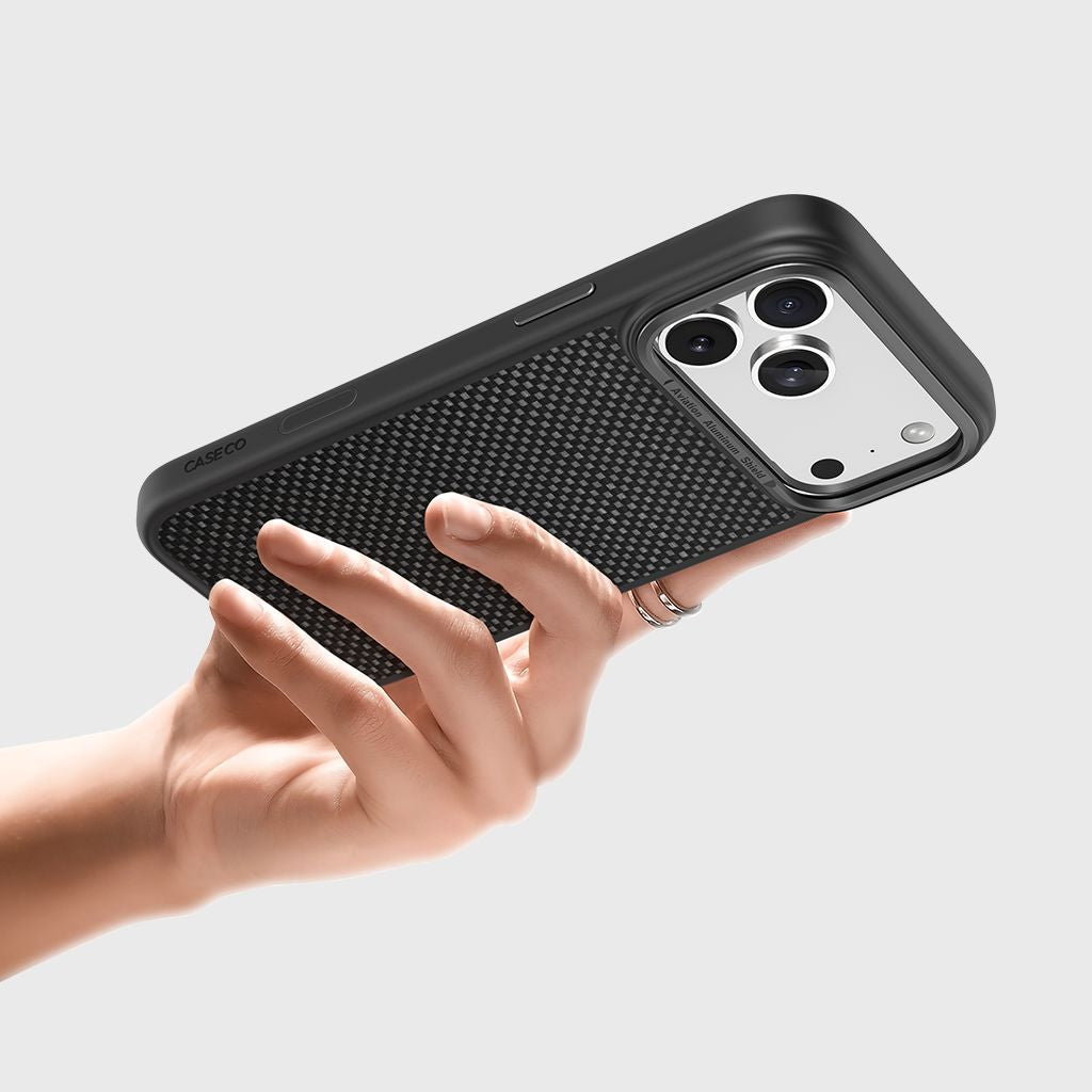 iPhone 17 Pro Aramid Fiber Weave Pattern Case