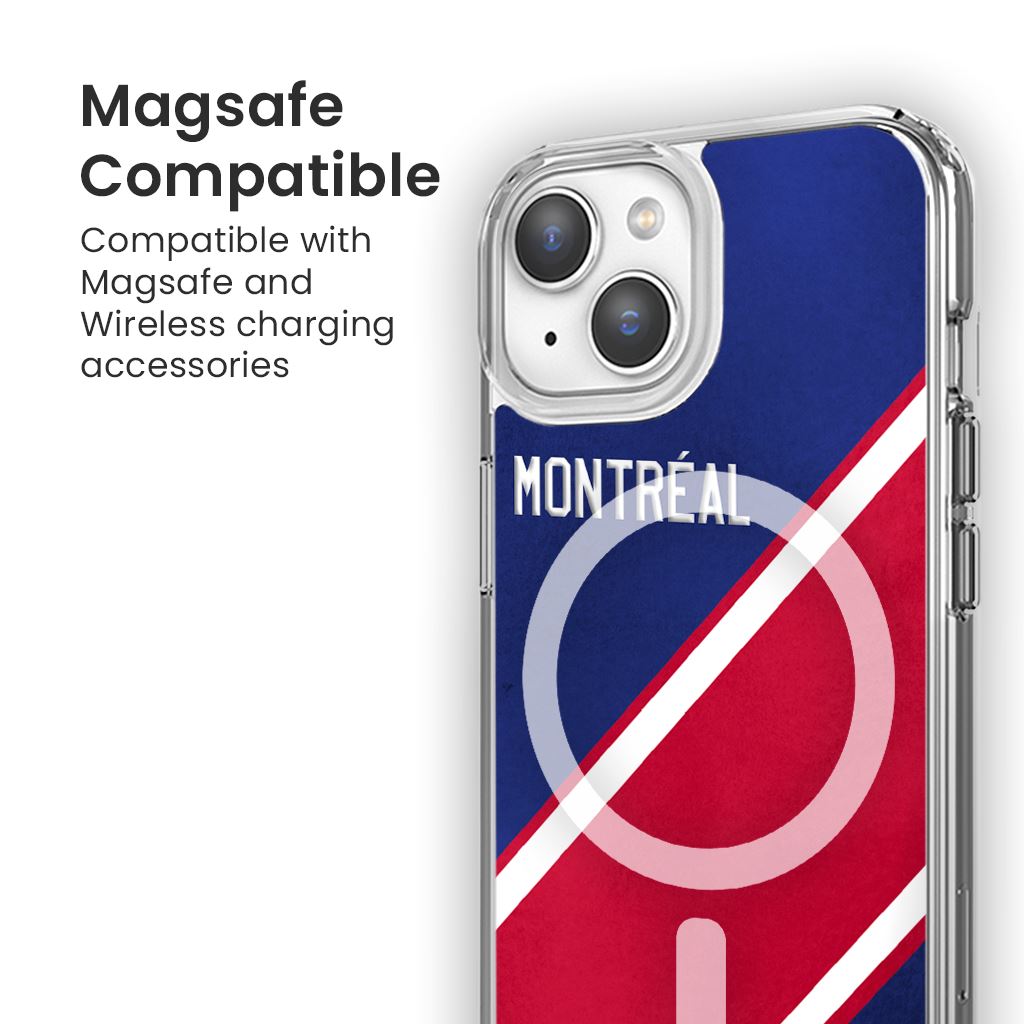 MagSafe iPhone 15 Montreal Design Clear Case