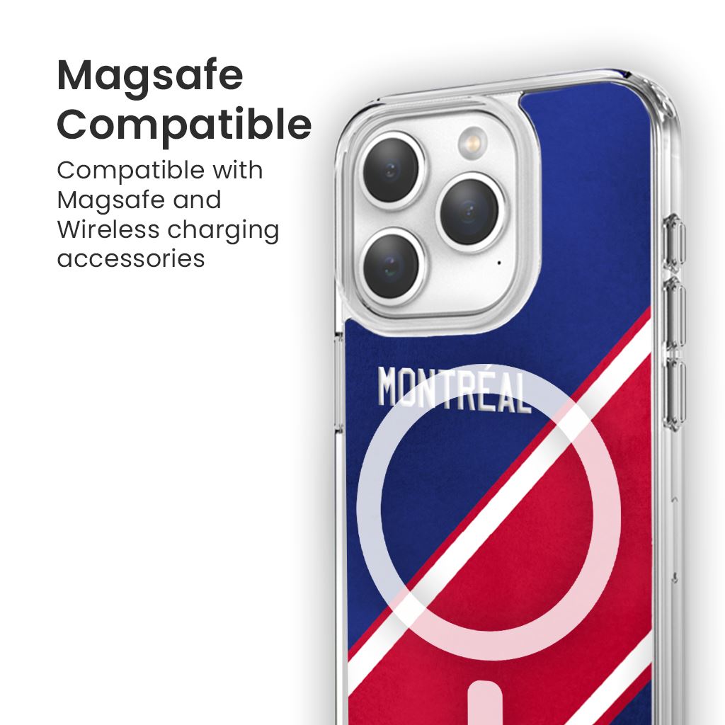 MagSafe iPhone 15 Pro Max Montreal Design Clear Case