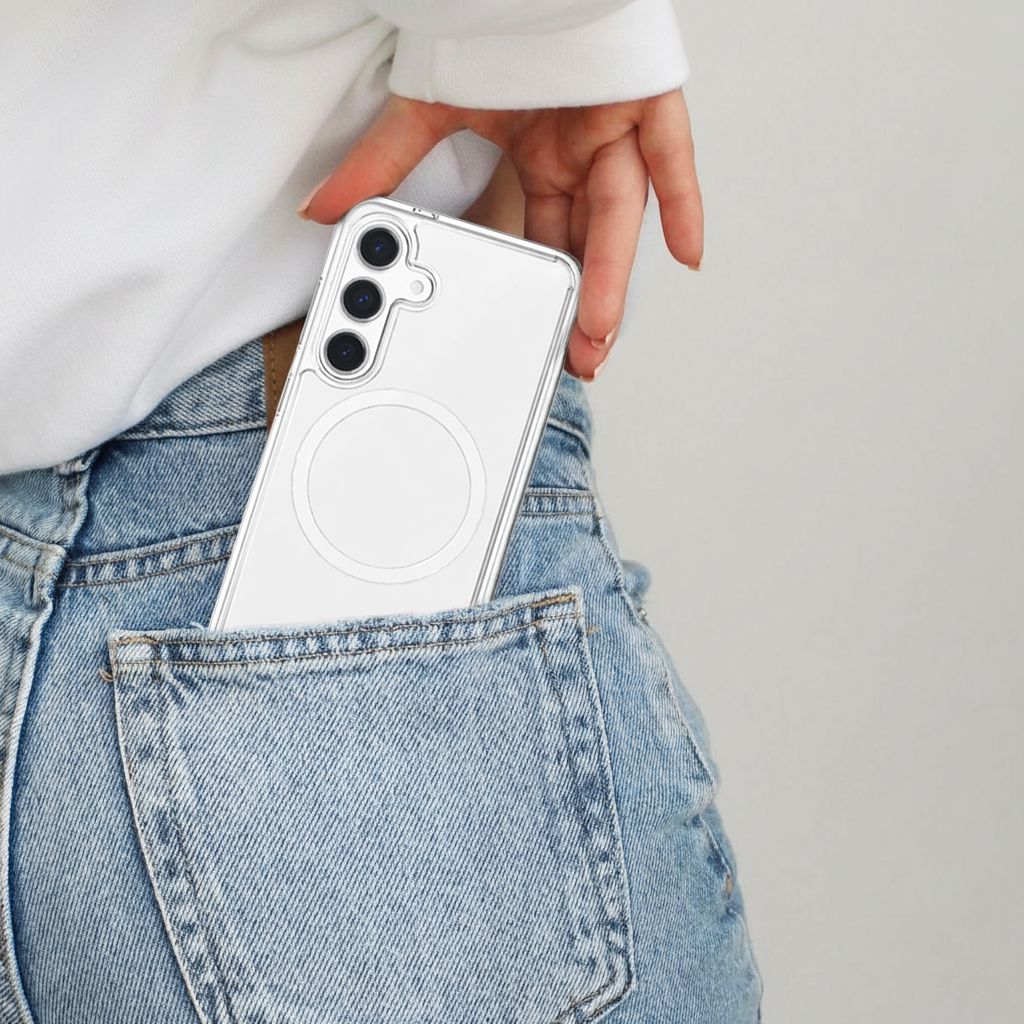 Samsung Galaxy S25 Clear Case with MagSafe