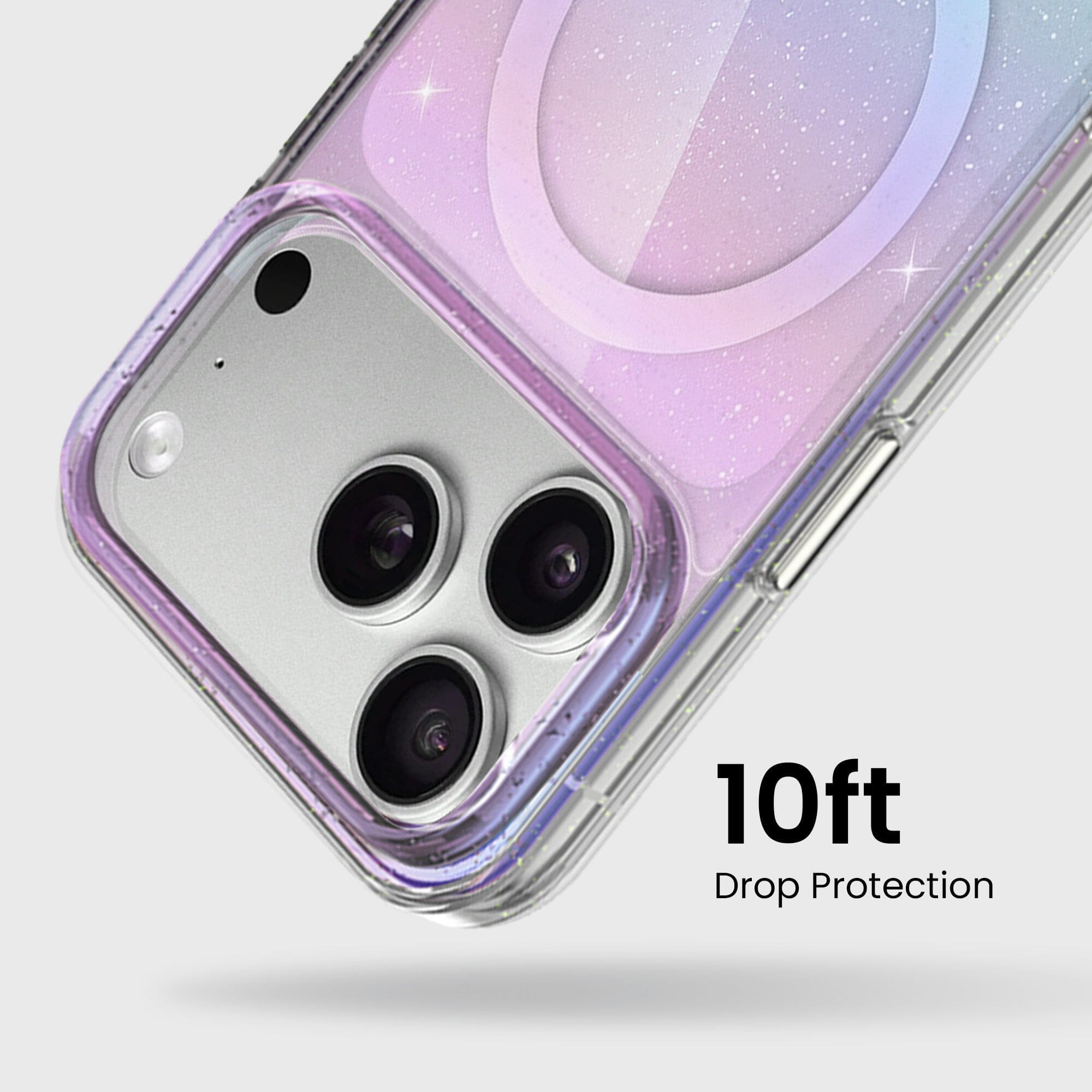 iPhone 17 Pro Iridescent Clear Case