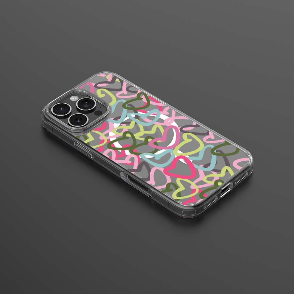 iPhone 15 Pro Clear Case - Graffiti Design