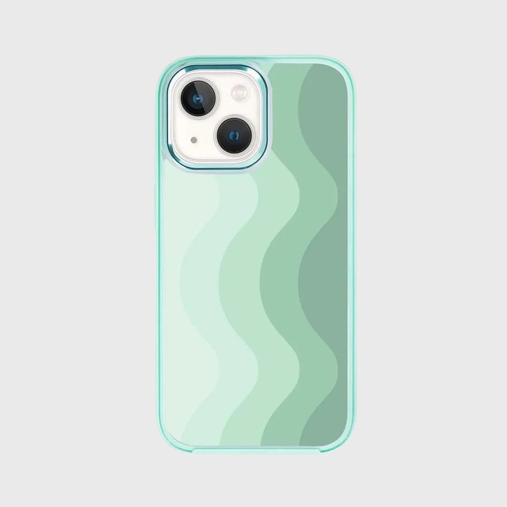 MagSafe iPhone 14 Green Wave Case