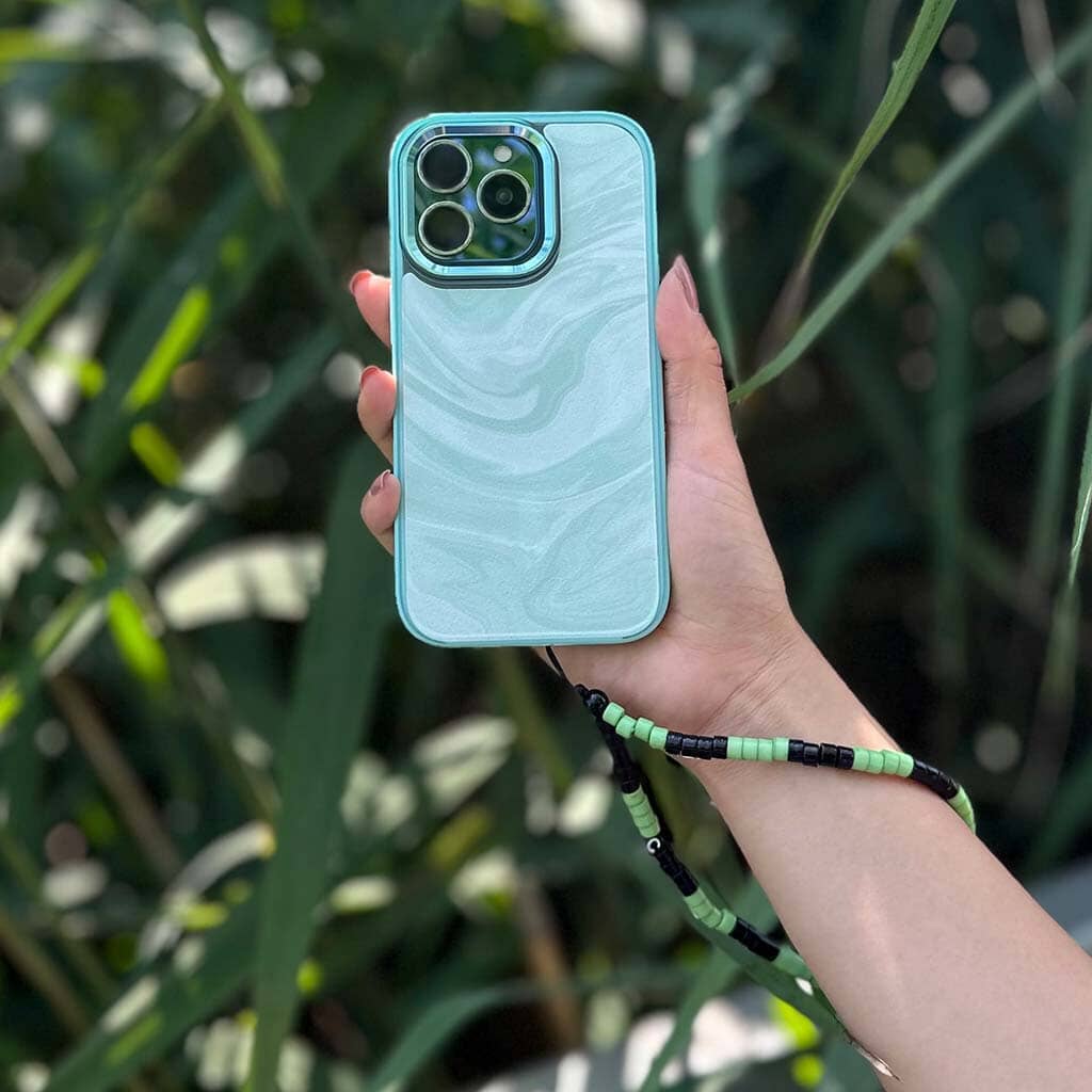 MagSafe iPhone 14 Teal Swirl Case