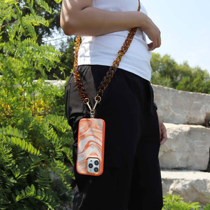 Brown Crossbody Phone Chain