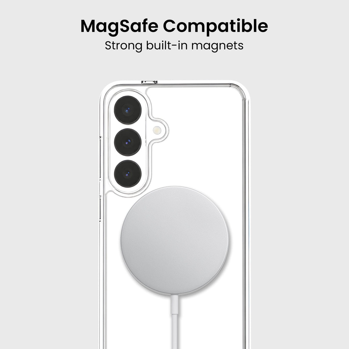 Samsung Galaxy S26 Plus Clear Case with MagSafe