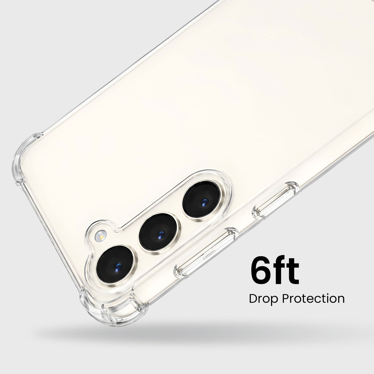 Antimicrobial Samsung Galaxy S23 Clear Case