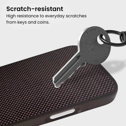 iPhone 16 Aramid Fiber Weave Pattern Case