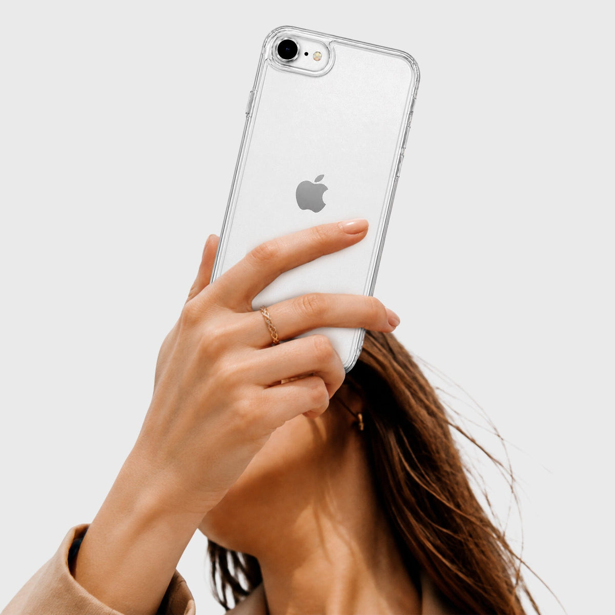 Antimicrobial iPhone SE Clear Case