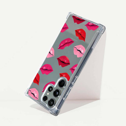 Samsung Galaxy S24 Ultra Lips Design Clear Case