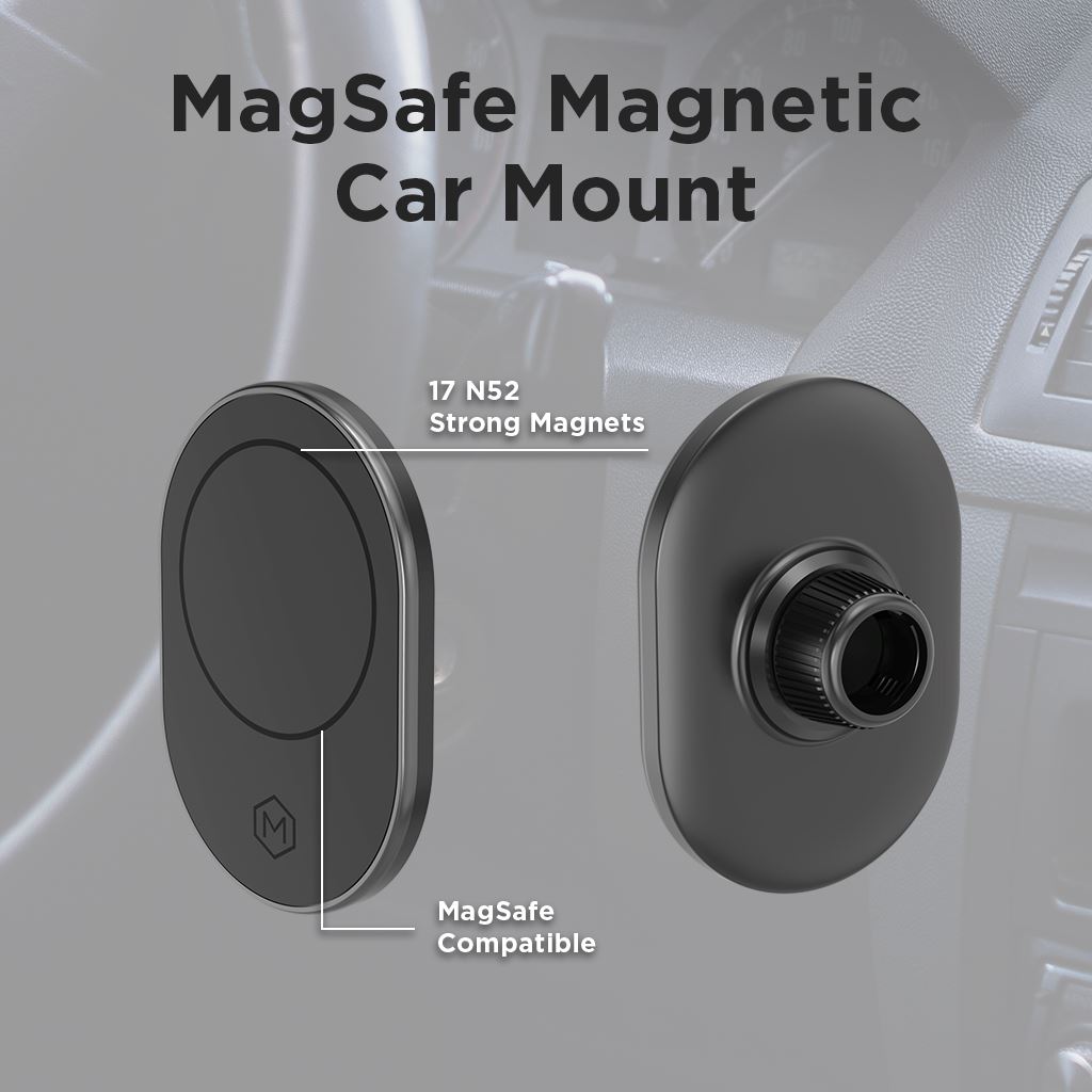 MagSafe Magnetic Mount with Drill Base AMPS Mounting Plate