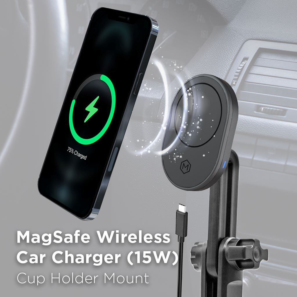 MagSafe Wireless Charging Cup Holder Phone Mount (Version 2.0)