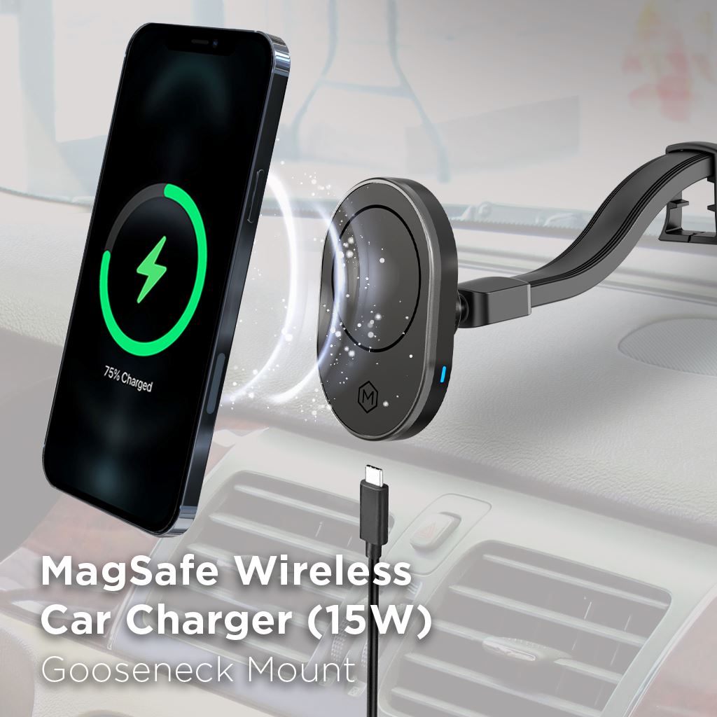 MagSafe Wireless Car Charger Gooseneck Mount (Version 2.0)