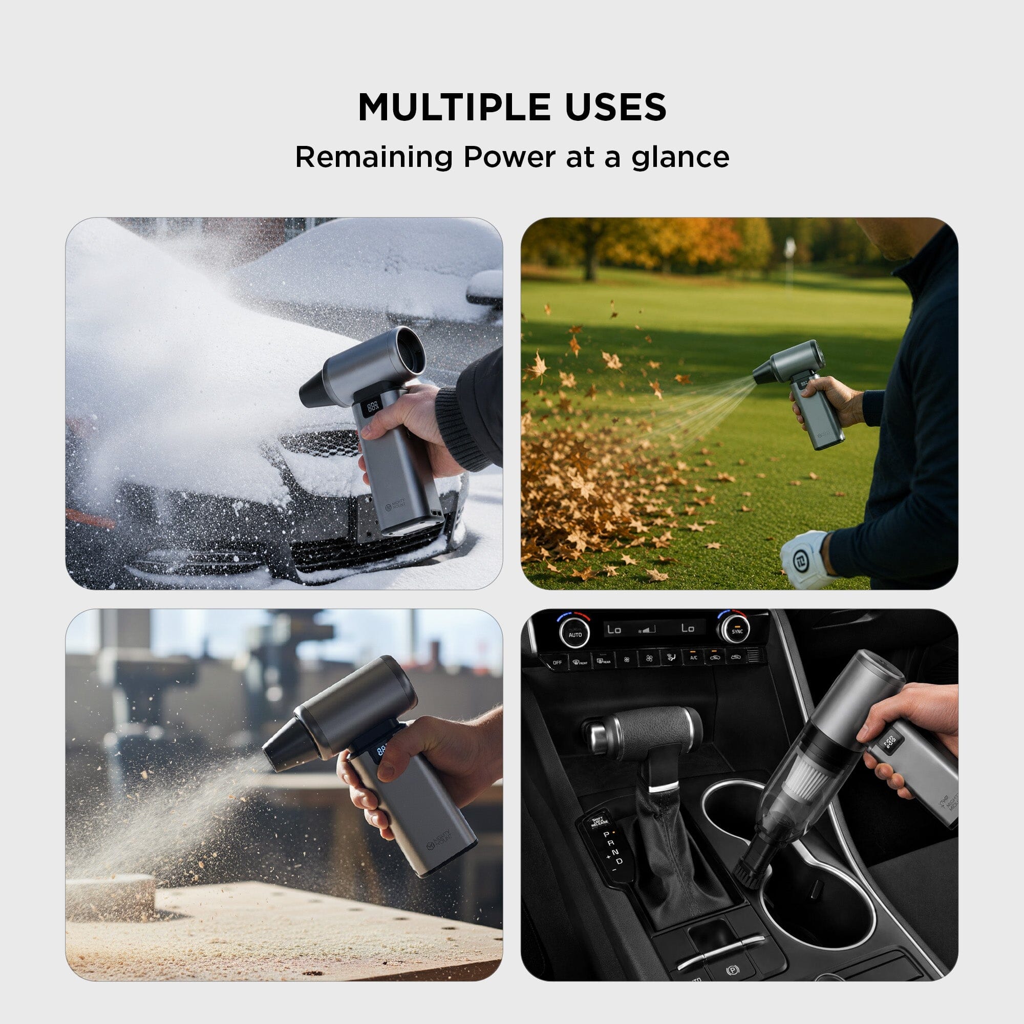 Rockstone Vortex 3-in-1 Air Duster & Vacuum