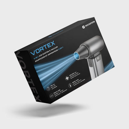 Rockstone Vortex 3-in-1 Air Duster & Vacuum