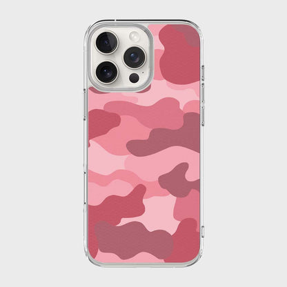 MagSafe iPhone 16 Pro Pink Camo Case