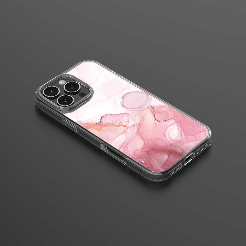 iPhone 16 Pro Case With MagSafe - Pink Marble