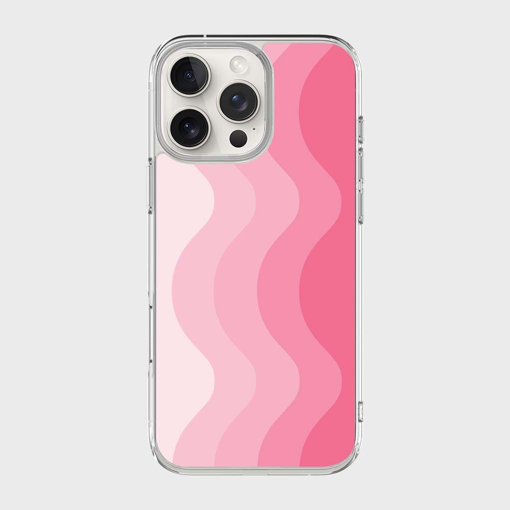 MagSafe iPhone 16 Pro Pink Wave Case