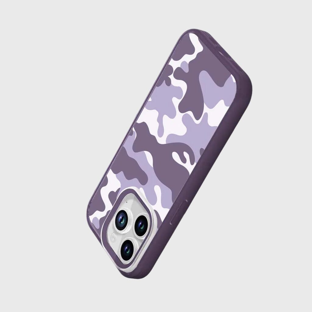 iPhone 15 Pro Case With MagSafe - Purple Camo