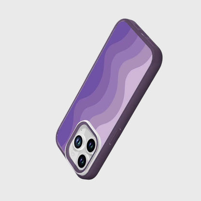 iPhone 15 Pro Case With MagSafe - Purple Wave