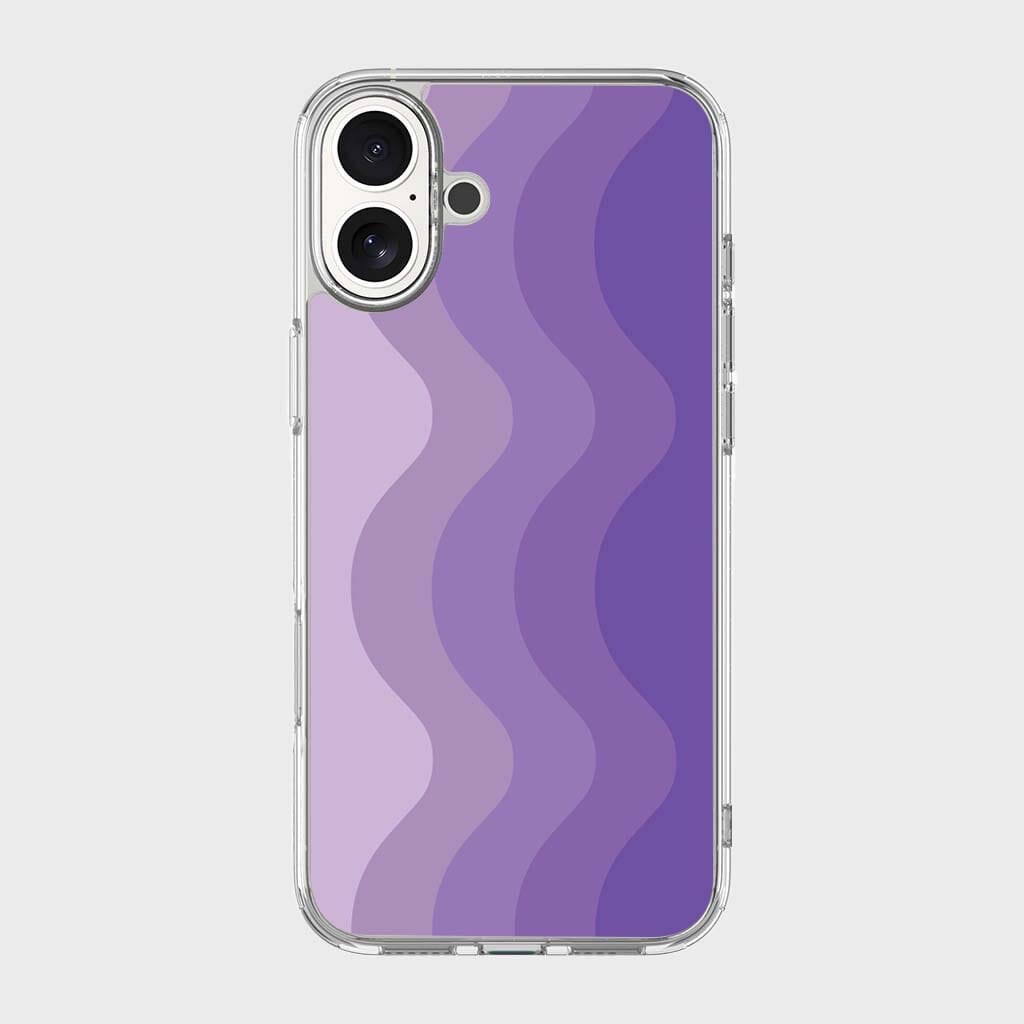 iPhone 16 Case With MagSafe - Purple Wave