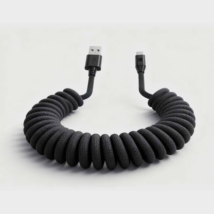 Road Ready Coil Cord (USB-A to USB-C)