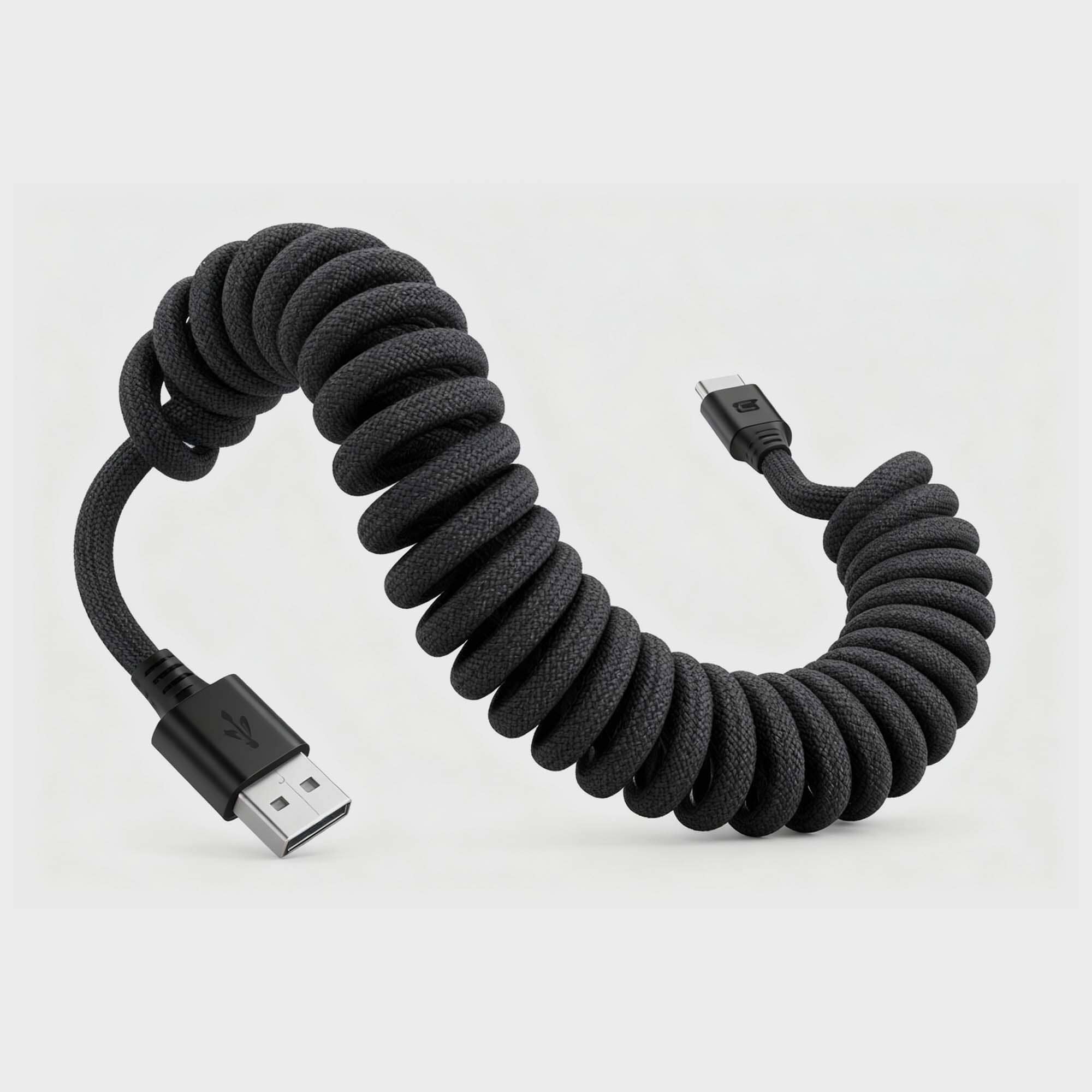 Road Ready Coil Cord (USB-A to USB-C)