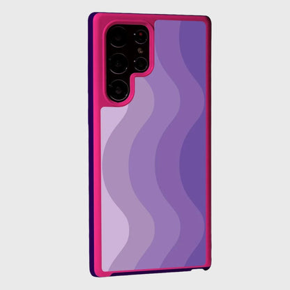 Purple Samsung Galaxy S22 Ultra Wave Case