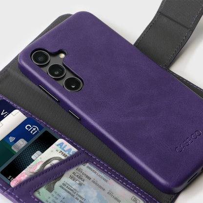 Samsung Galaxy S24 RFID Blocking Wallet Case With MagSafe And 5 Card Slots