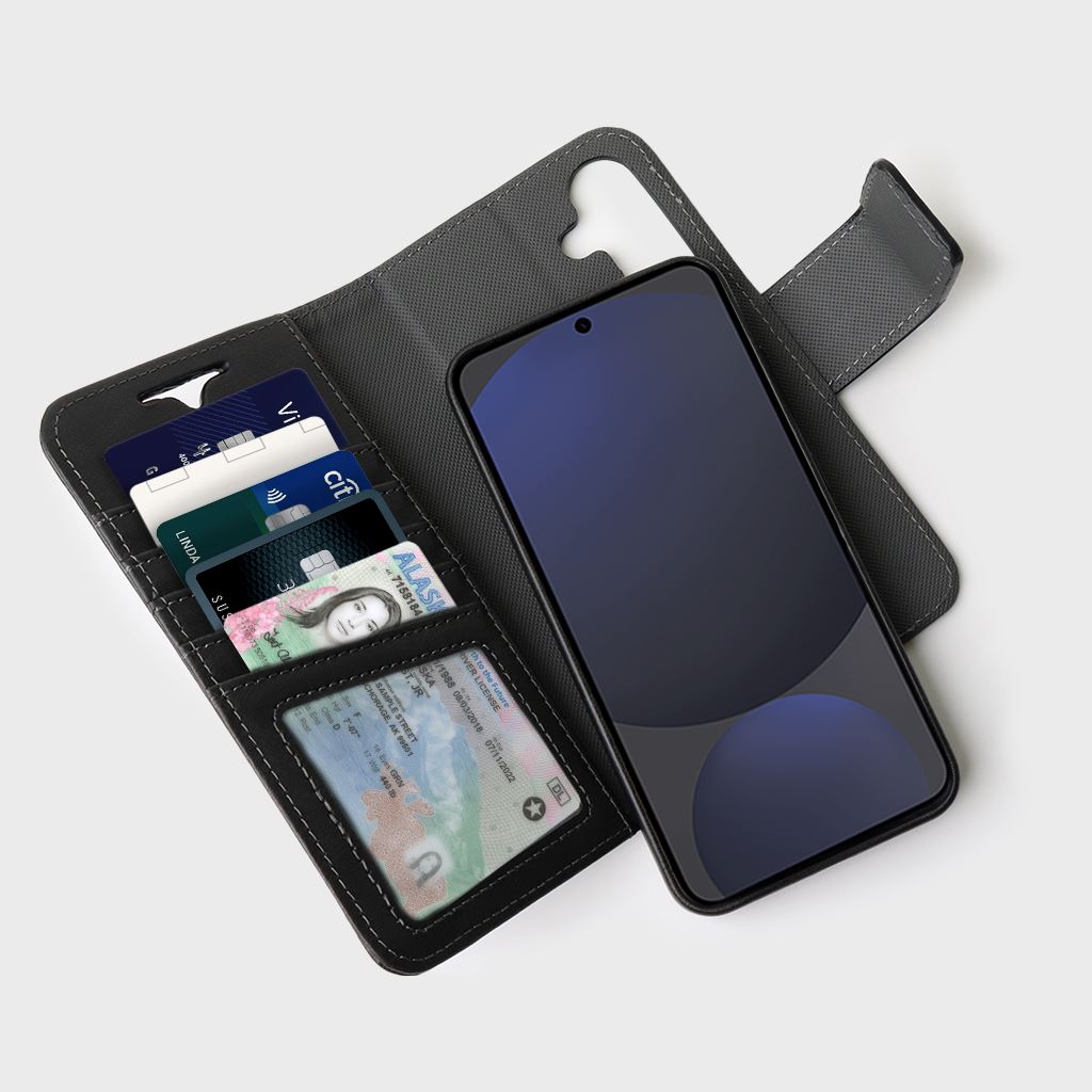 Samsung Galaxy S24 FE RFID Blocking Wallet Case With MagSafe And 5 Card Slots