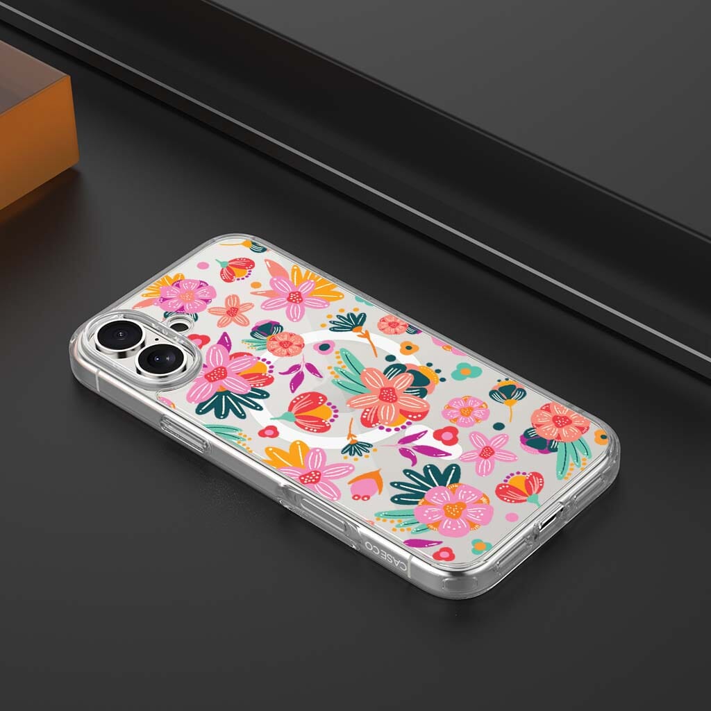 iPhone 16 Case With MagSafe - Spring Flower