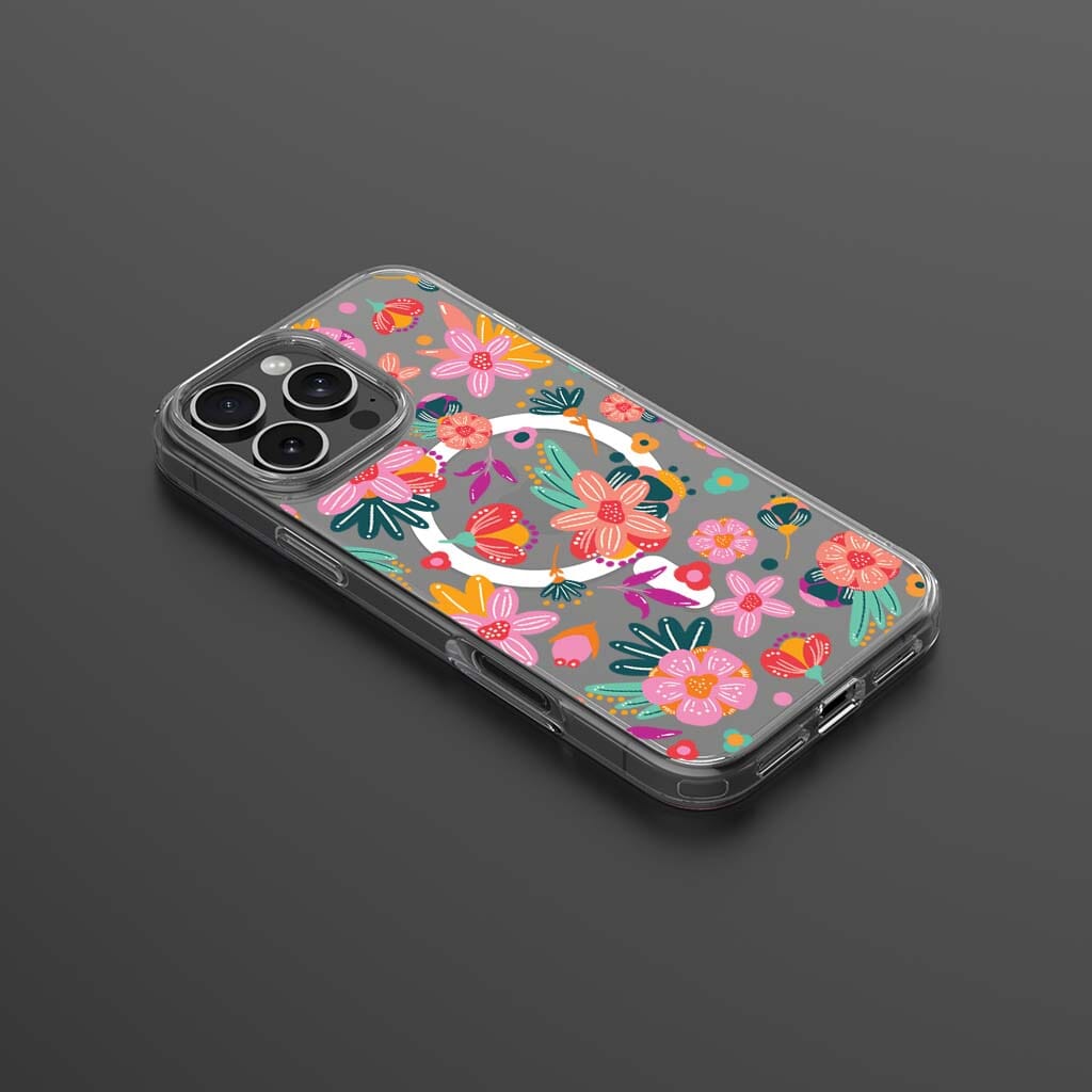 iPhone 15 Pro Case With MagSafe - Spring Flower