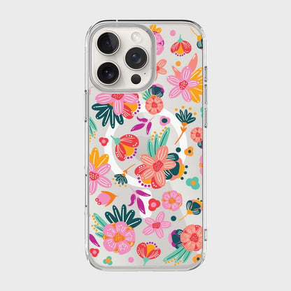 iPhone 16 Pro Case With MagSafe - Spring Flower