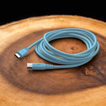 100W USB-C to USB-C Charge Cable (2M) - Pastel Blue