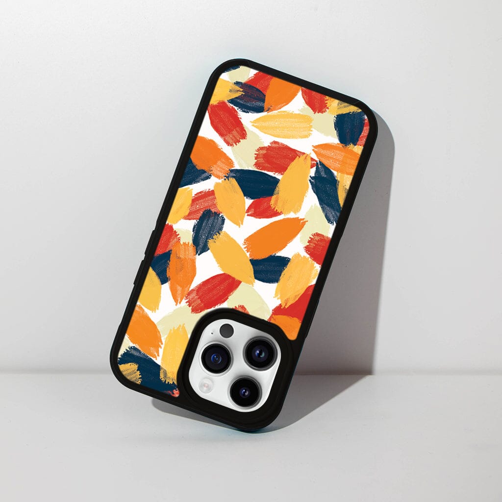 iPhone 15 Pro Case With MagSafe - Orange Abstract