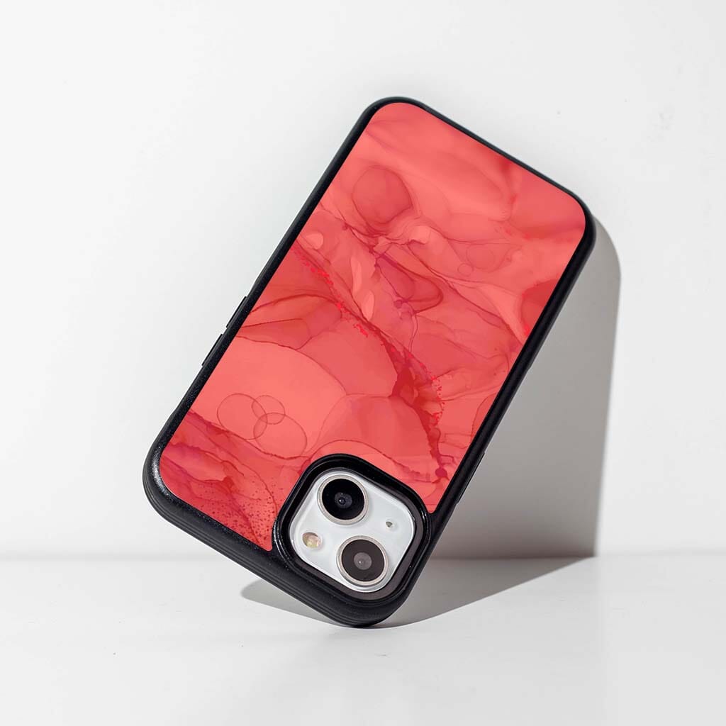 MagSafe iPhone 13 Red Marble Case