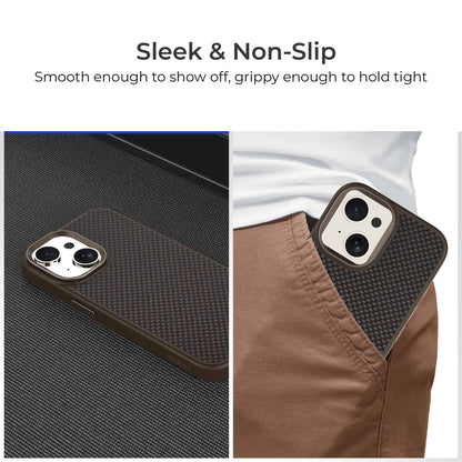 iPhone 15 Aramid Fiber Weave Pattern Case