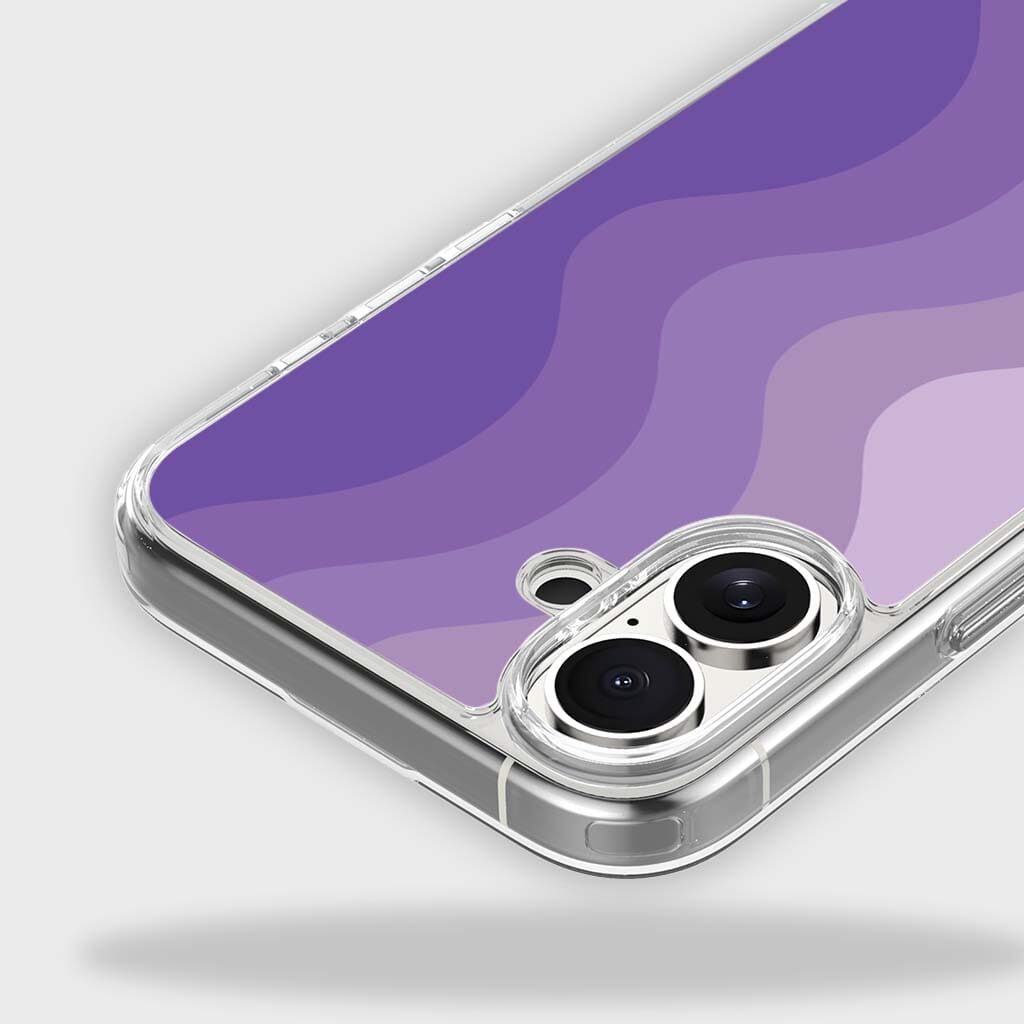 iPhone 16 Case With MagSafe - Purple Wave