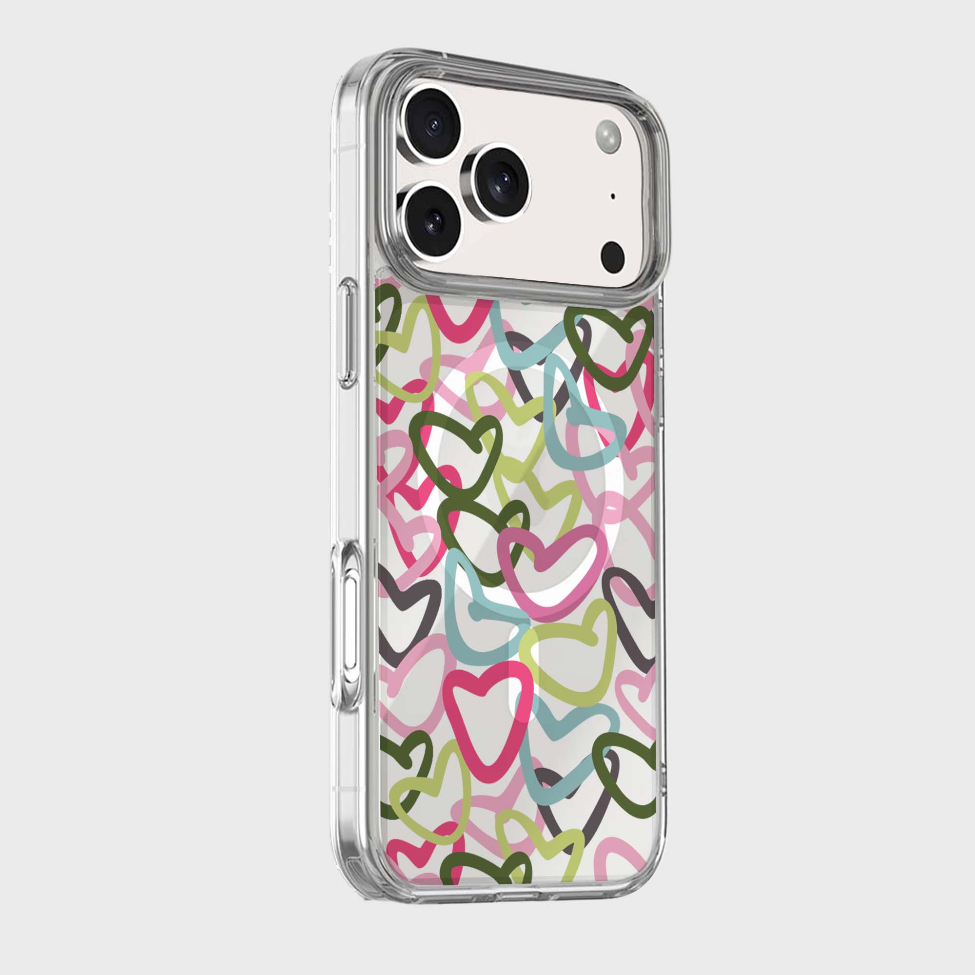 iPhone 17 Pro Max Clear Case - Graffiti Design