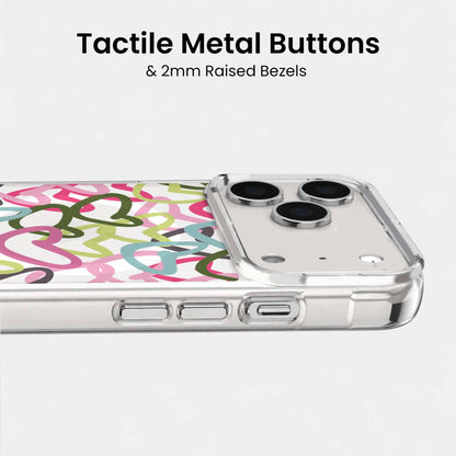 iPhone 17 Pro Clear Case - Graffiti Design