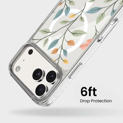 iPhone 18 Pro Max Easter Floral Clear Case with MagSafe
