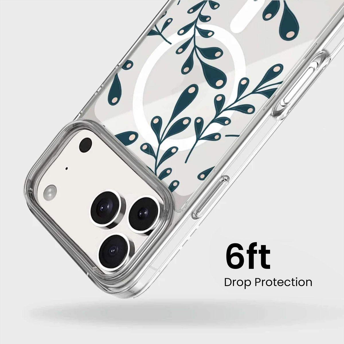 iPhone 18 Pro Max Clear Case – Lullaby Design