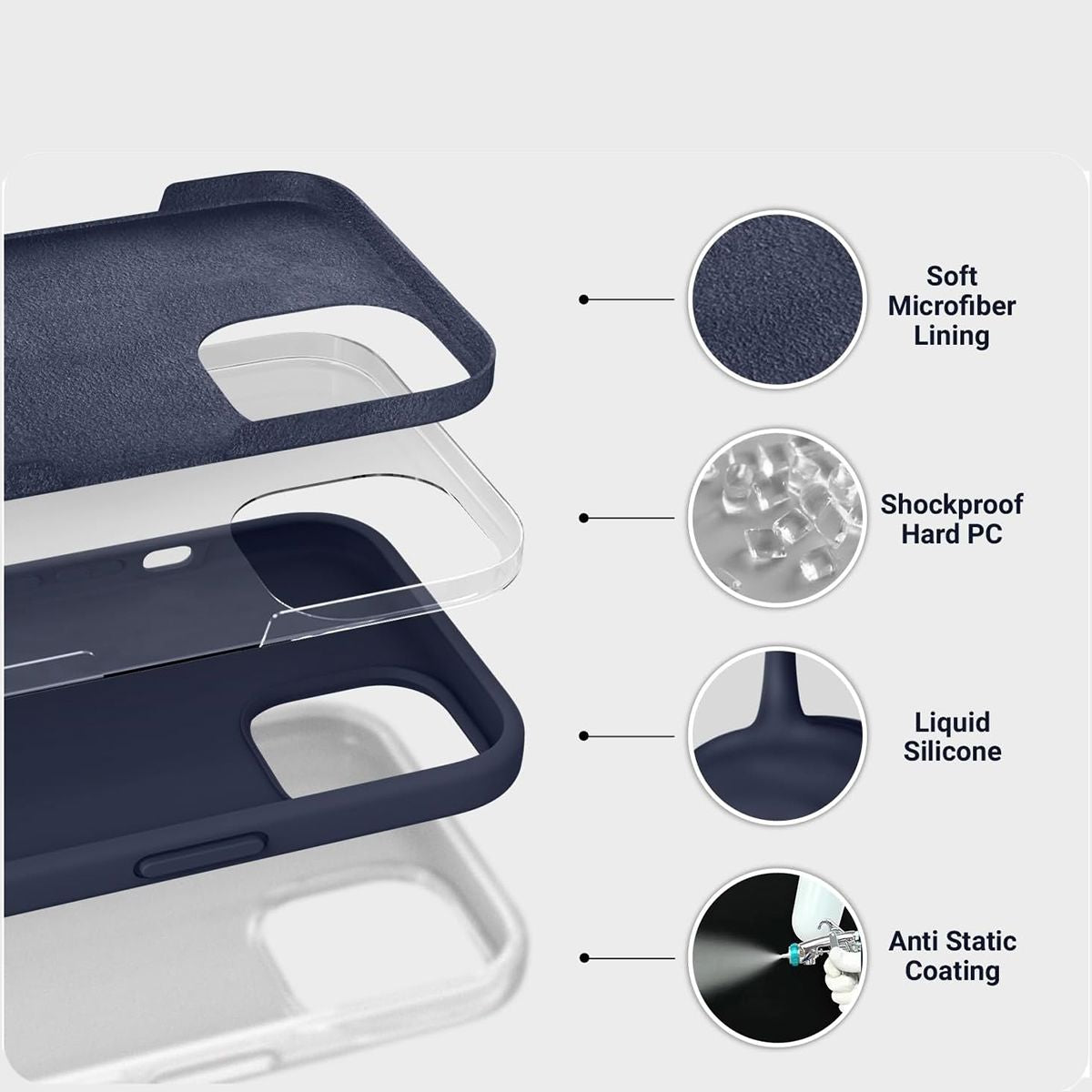 iPhone 15 Silicone Case With MagSafe